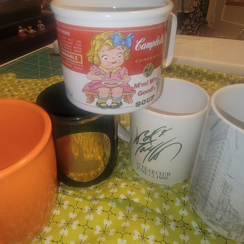 A potpourri of my favorite mugs.
